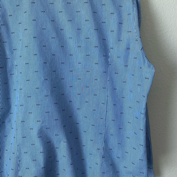 Velvet Heart Women’s White&Navy Pinstripe Long Sleeve Button Down Shirt Size XL - Picture 4 of 14